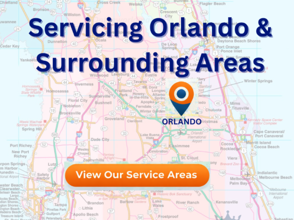 HVAC service areas in Orlando and surrounding areas